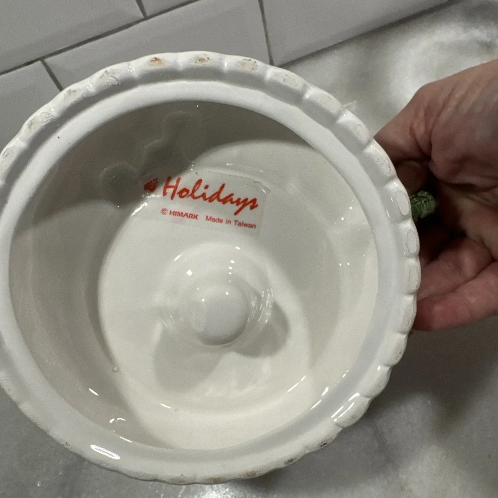 Himark Holiday Snowman Hurricane Candle Holder‎
